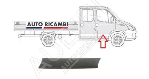 Rammschutzleiste Iveco Daily 2006-2014 rechts, Haustür - Doppelkabine