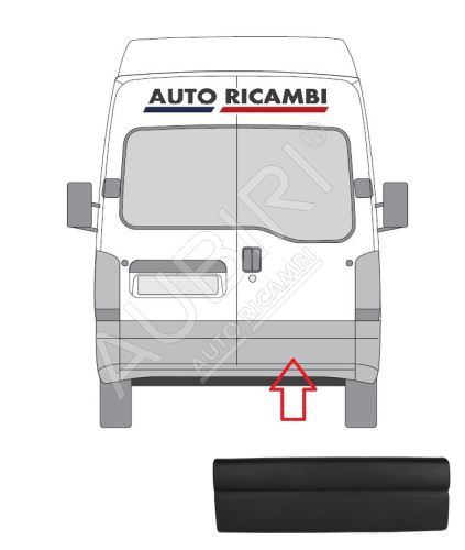 Rammschutzleiste Renault Master 1998-2010 Hecktür, rechts