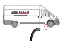 Rammschutzleiste Fiat Ducato ab 2014 rechts, Vorderradstreifen (1)