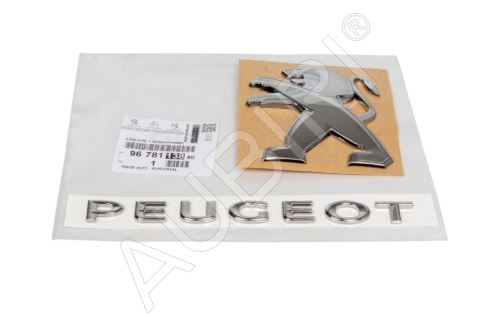Schriftzug, Emblem "Peugeot" Peugeot Partner Tepee 2008-2018 hinten
