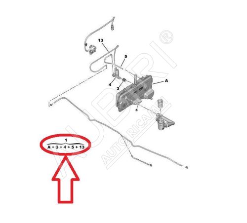 Scheibenwaschbehälter Citroën Berlingo, Partner ab 2018