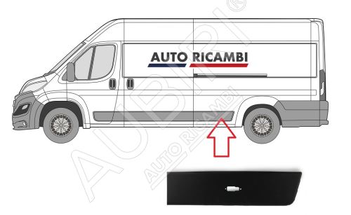 Rammschutzleiste Fiat Ducato ab 2014 links, vor dem Hinterrad