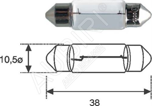 Glühbirne 12V 5W C5W