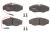 Bremsbeläge Fiat Ducato 1994-2002 vorne, 2-Sensoren, Q11/14