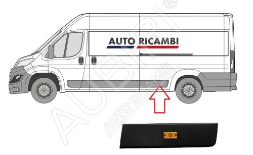 Rammschutzleiste Fiat Ducato ab 2014 links, vor dem Hinterrad