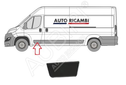 Rammschutzleiste Fiat Ducato ab 2014 links, Haustür