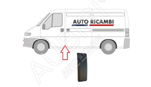 Rammschutzleiste Fiat Ducato 2002-2006 links/rechts, hinter der Haustür