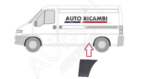 Rammschutzleiste Fiat Ducato 2002-2006 links, vor dem Hinterrad