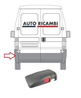 Stossstange hinten Fiat Ducato 1994-2002 rechte Ecke (1)