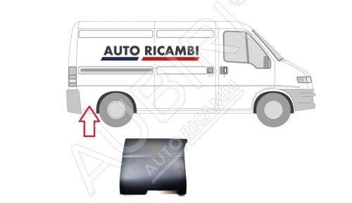 Rammschutzleiste Fiat Ducato 2002-2006 rechts, hinter dem Hinterrad 37,5x34 cm