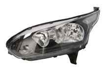 Scheinwerfer vorne Ford Transit, Tourneo Connect ab 2014, links mit Tageslicht, Schwarz