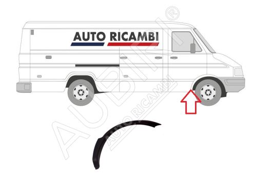 Rammschutzleiste Iveco TurboDaily 1990-2000 rechts, Kotflügelleiste