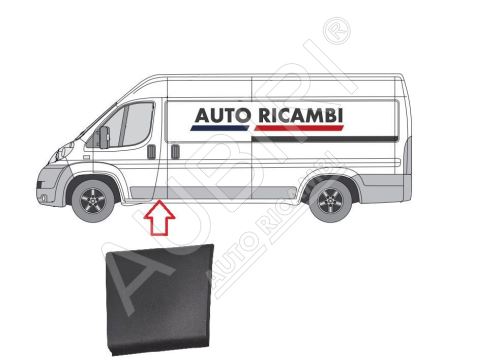 Rammschutzleiste Fiat Ducato ab 2006 links, hinter der Haustür, B-Säule