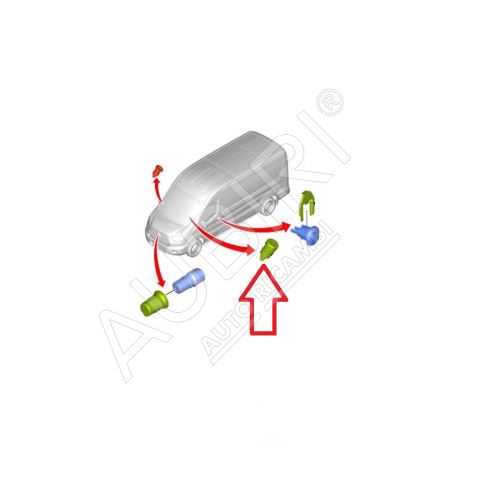 Schliesszylinder mit Schlüssel Ford Transit ab 2014, Transit Custom ab 2012