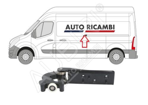 Rollenführung, Schiebetür Renault Master ab 2010 links Mitte