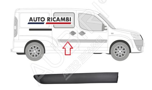 Rammschutzleiste Fiat Doblo 2005-2010 rechts, Hecktür