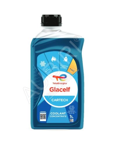 Kühlerflüssigkeit GLACELF CARTECH - 1L, G12/G30, blaugrün