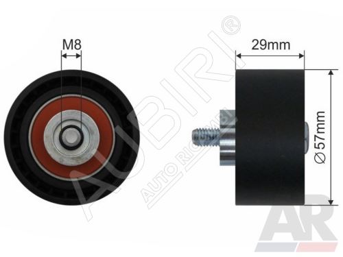 Umlenk-/Führungsrolle, Zahnriemen Fiat Doblo 09 57X29/35X8.5