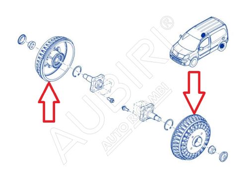 Bremstrommel Renault Kangoo 2008-2021 - 229 mm