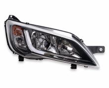Scheinwerfer vorne Fiat Ducato ab 2014 rechts H7+H7 schwarzer Rahmen ohne LED