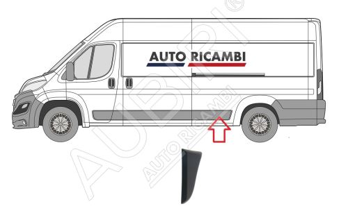 Rammschutzleiste Fiat Ducato ab 2014 links vor dem Hinterrad