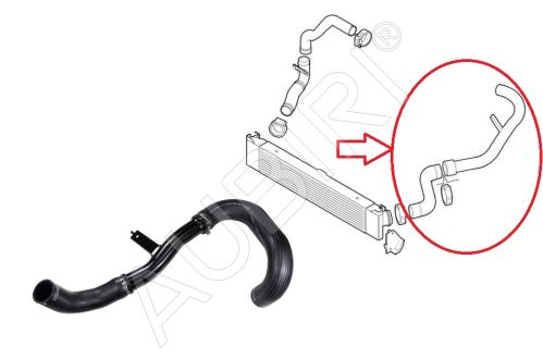 Ladeluftschlauch Fiat Ducato ab 2006 2.3 vom Turbolader zum Ladeluftkühler