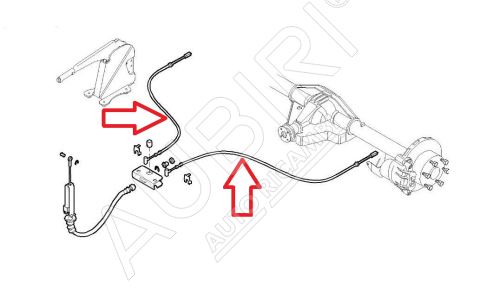 Handbremsseil Iveco Daily ab 2014 35S hinten