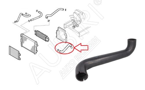 Ladeluftschlauch Iveco Daily 2000-2006 2.3 vom Ladeluftkühler zum Ansaugkrümmer