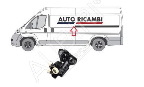 Rollenführung, Schiebetür Fiat Ducato 250 – Mitte, (linke Tür)