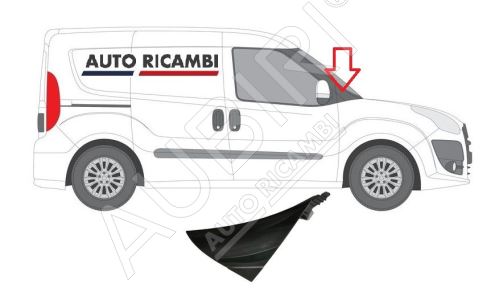 Rammschutzleiste Fiat Doblo ab 2010 rechts, über den Kotflügel