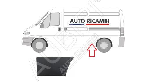 Rammschutzleiste Fiat Ducato 2002-2006 links, vor dem Hinterrad