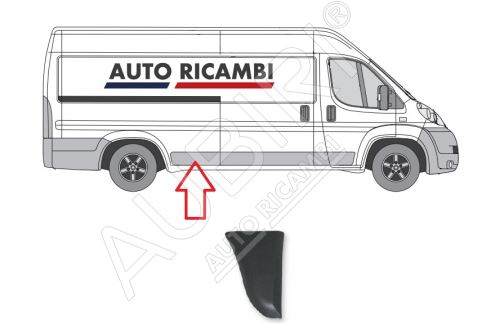 Rammschutzleiste Fiat Ducato ab 2006 rechts, vor dem Hinterrad