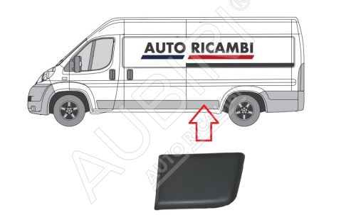 Rammschutzleiste Fiat Ducato ab 2006 links, vor dem Hinterrad