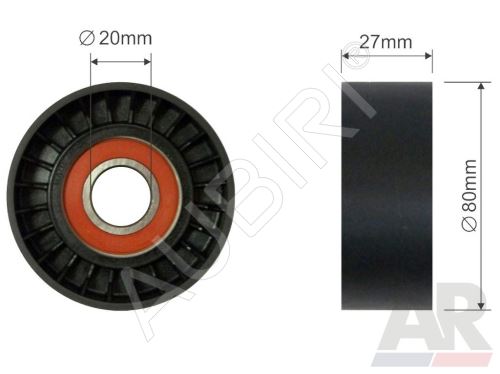 Umlenk-/Führungsrolle, Keilrippenriemen Fiat Ducato 1994-2002 1.9TD 1930