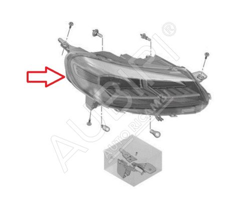 Scheinwerfer vorne Fiat Scudo ab 2022, Jumpy, Expert ab 2016, Vivaro ab 2019 rechts