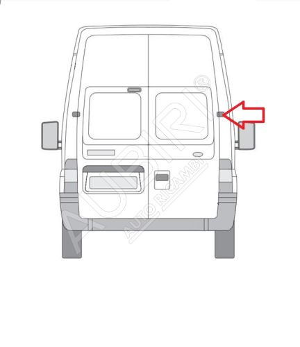 Hecktür Scharnier Iveco TurboDaily up to 2000 rechts oben