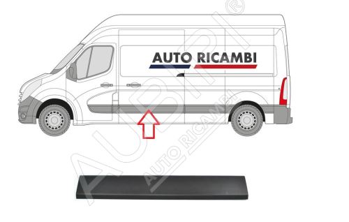 Seitenleiste Renault Master 2010– links Schiebetür