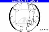 Bremsbackensatz Fiat Doblo 2000-2005 hinten, 228mm (1)