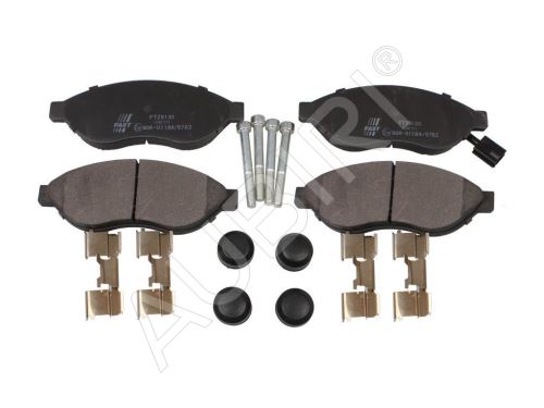 Bremsbeläge Fiat Ducato ab 2006 vorne Q11-17L 2-Sensoren, mit Zubehör