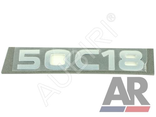 Schriftzug, Emblem Iveco Daily 2006-2011 "50C18"