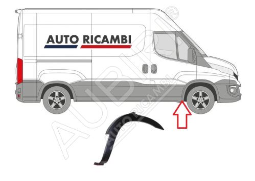 Rammschutzleiste Iveco Daily ab 2014 rechts, Kotflügelleiste