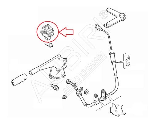 Elektrischer Handbremsschalter Fiat Ducato, Jumper, Boxer ab 2011