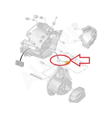 Getriebemagnet Citroën Jumpy, Berlingo ab 2007 - BE4R