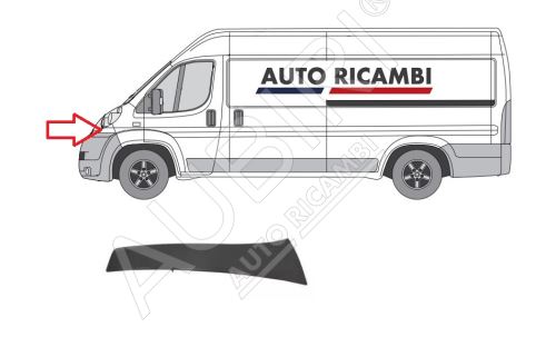 Rammschutzleiste Fiat Ducato 2006-2014 links unter dem Scheinwerfer