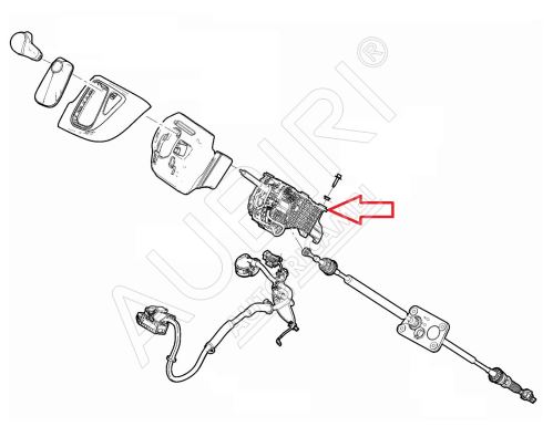 Schalthebelkulisse Fiat Ducato ab 2021 Automatikgetriebe