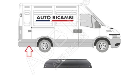 Rammschutzleiste Iveco Daily 2000-2011 rechts, hinter dem Hinterrad