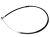 Handbremsseil Seilzug Fiat Ducato ab 2006 Q17H VAN hinten, 1390/1075 mm