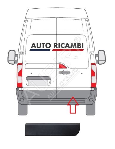 Rammschutzleiste Renault Master ab 2010 Hecktür, rechts