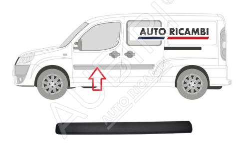 Rammschutzleiste Fiat Doblo 2005-2010 links, Haustür