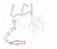 Reduzierung des Turbo-Ölüberlaufrohrs Fiat Ducato ab 2011 2.3 (2)